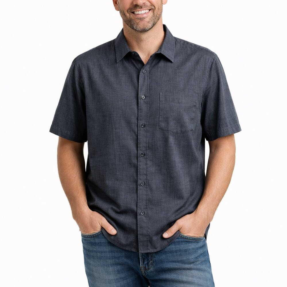 Banana Republic Men’s Short Sleeve Button Up Shirt Size L